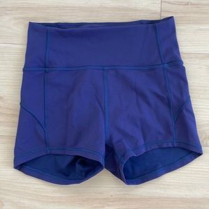Size 4 Lululemon biker shorts.